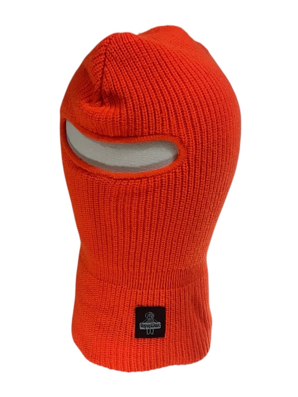 RefrigiWear Orange Double Layer Knit Balaclava Ski Mask Winter Face Cover